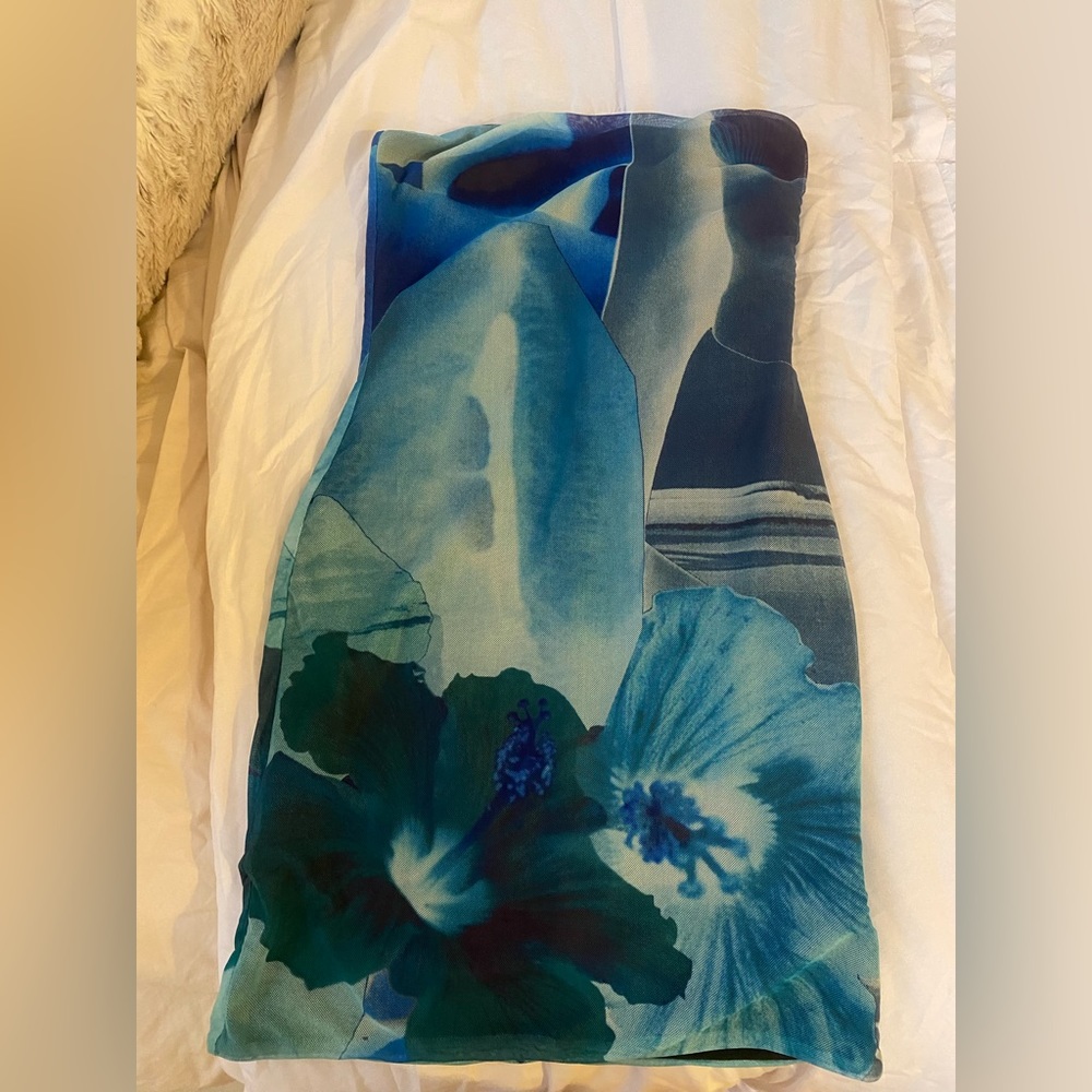 Tiger Mist Tropical Blue Dress